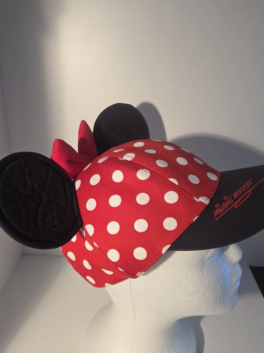 Red Polka Dot Minnie Mouse Ear Hat - Kids Costume